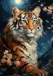 Diamond Painting Tiger